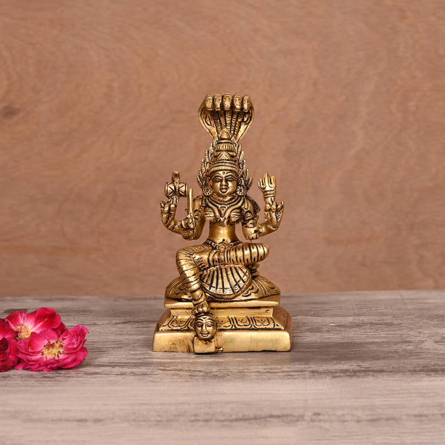 Brass Karumari Amman Idol (6 Inch)