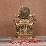 Brass Lord Ganesha Idol (14")