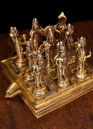 Brass Superfine Navagraha Idols Set (7 Inch) – Vedansh Craft
