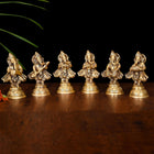 Brass Musical Ganesha Set (6 Inch)