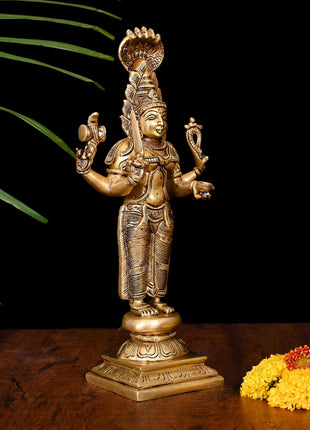 Brass Karumari Amman Superfine Idol (12.5 Inch)