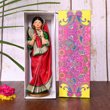 Handmade Rajasthani Doll In Banarasi Saree (10.5 Inch)