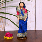 Handmade Rajasthani Doll In Banarasi Saree (10.5 Inch)