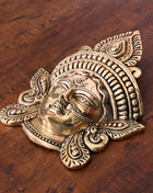 Brass Durga Face Wall Hanging (10 Inch)