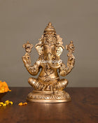 Brass Lord Ganesha Idol (7.5 Inch)