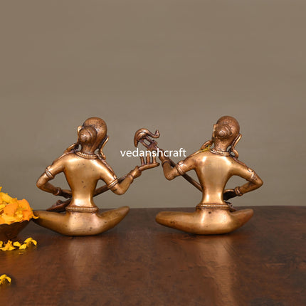 Brass Musical Lady Set (5.5 Inch)