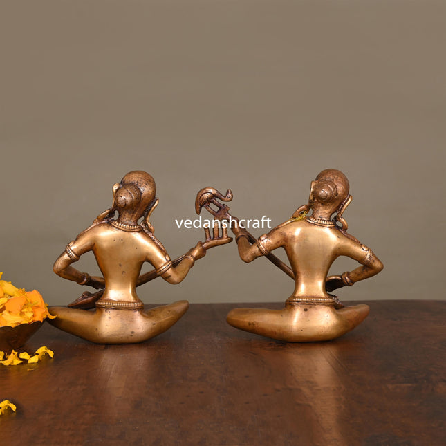 Brass Musical Lady Set (5.5 Inch)