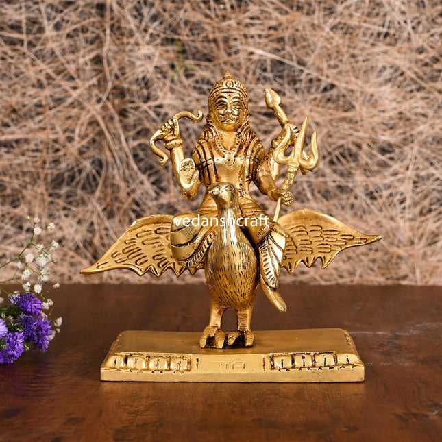 Brass Shani Dev Idol (7 Inch)