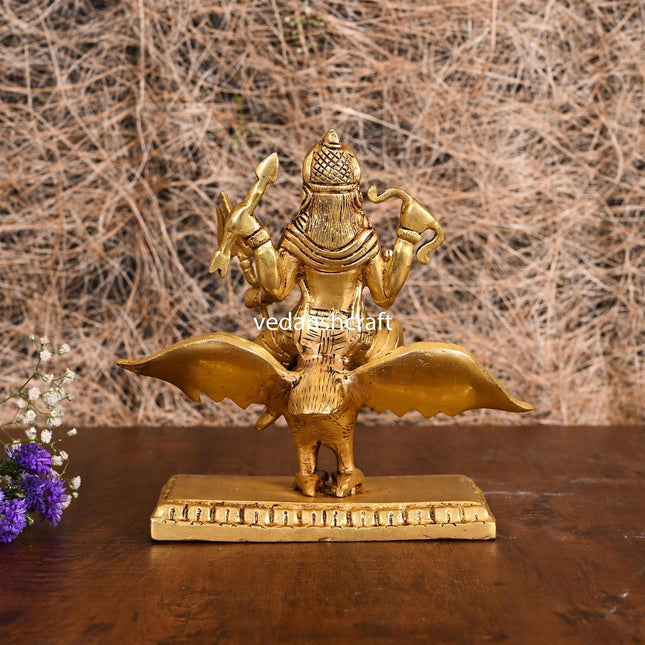 Brass Shani Dev Idol (7 Inch)