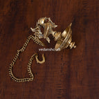 SINGLE PETAL DIYA - HEIGHT - 23.5 INCHES; WEIGHT - 970 GRAMS