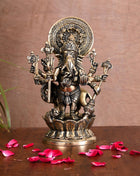 Brass Shubha Drishti Ganesha Idol (9 Inch)