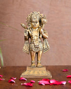 Brass Standing Hanuman Idol (6.5 Inch)