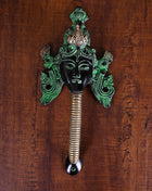 Brass Tara Face Door Handle (11 Inch)