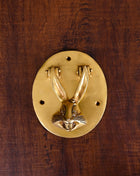Brass Rabbit Face Door Knocker (5 Inch)
