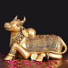 Brass Majestic Nandi Superfine Idol (15 Inch)