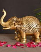 Brass Royal Elephant Statue (6