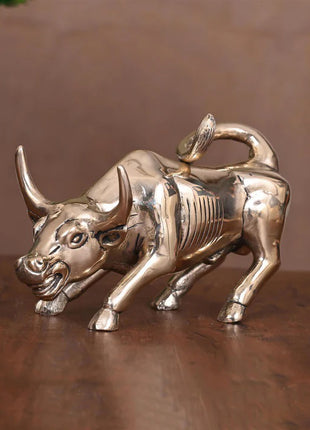 Brass Bull Figurine (4.5 Inch)