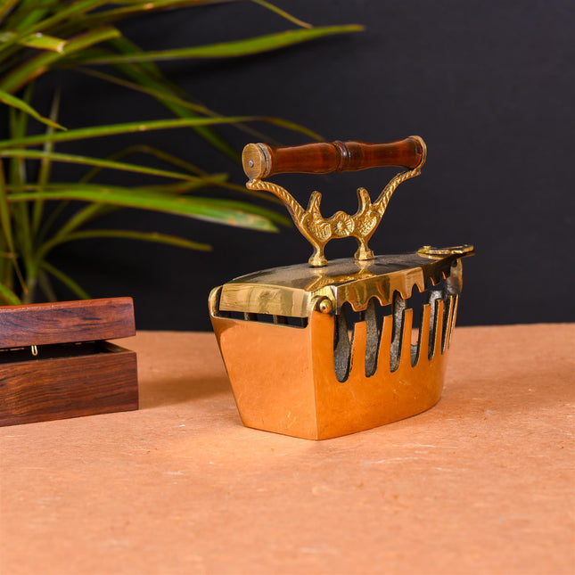 Brass Decorative Iron Box (4 Inch)