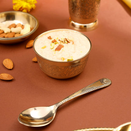 Brass Thali/Dinner Set (1.25 Kg)