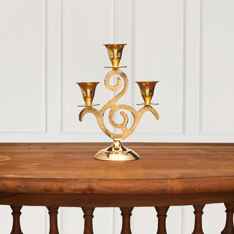 Brass Candle Stand (6.7 Inch)