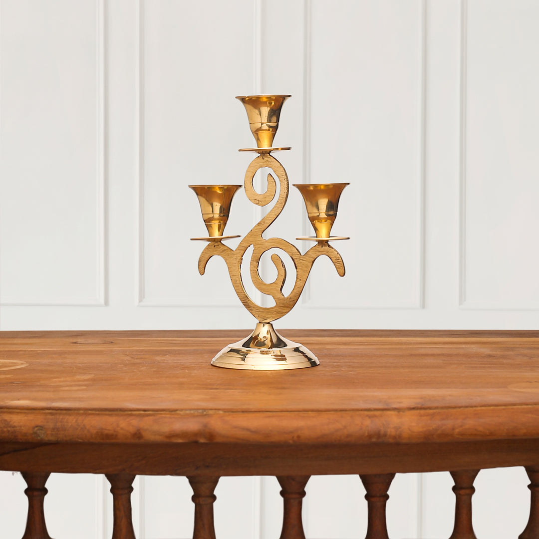 Brass Candle Stand (6.7 Inch) – Vedansh Craft
