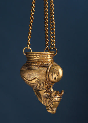 Brass Nandi Gangajali (19 Inch)