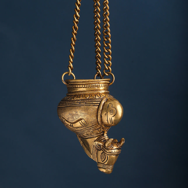 Brass Nandi Gangajali (19 Inch)