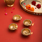 Brass Oil Diya Set Of Four