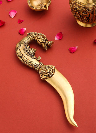 Brass Katar For Ceremonial And Decoration (10.5 Inch)