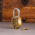 Brass Murugan Door Lock (4.5 Inch)
