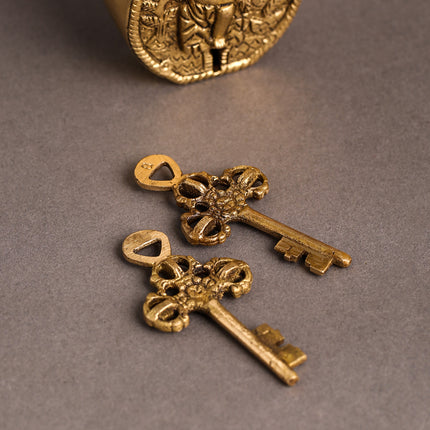 Brass Sai Baba Door Lock