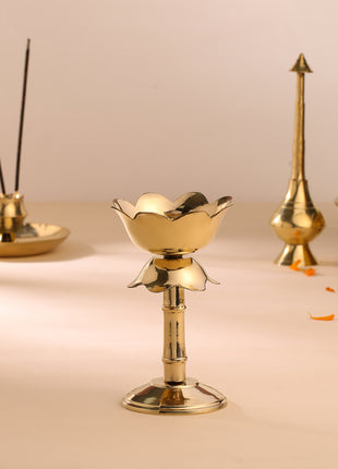 Brass Decorative Lotus Diya