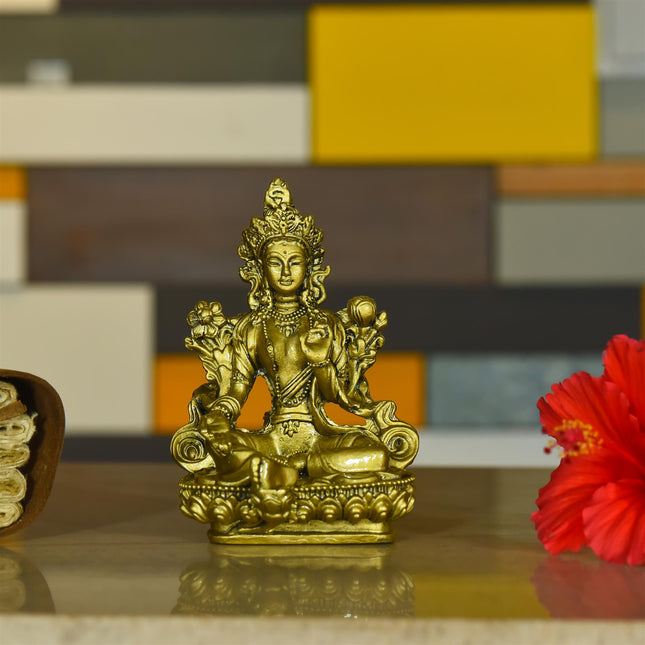 Polyresın Tara devı Idol (4.5 Inch)