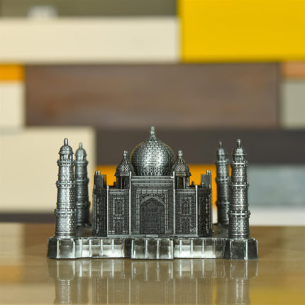 Metal Tajmahal Showpiece (4 Inch)