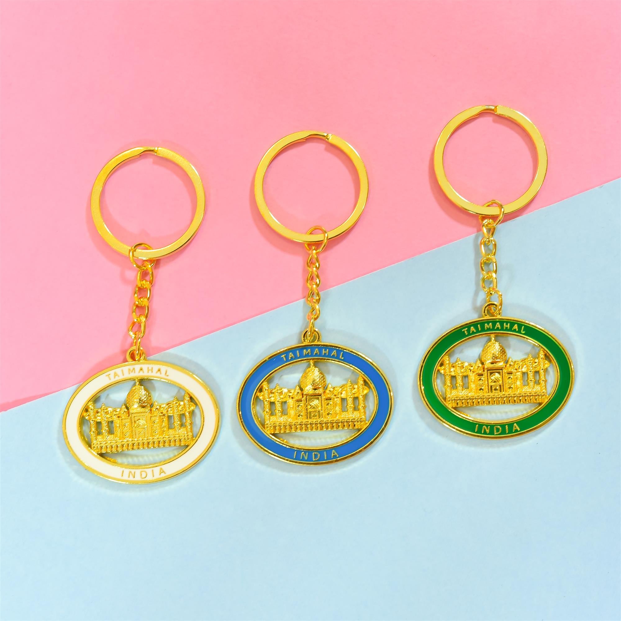 Tajmahal Keychain Pack Of Three (3.5 Inch) – Vedansh Craft