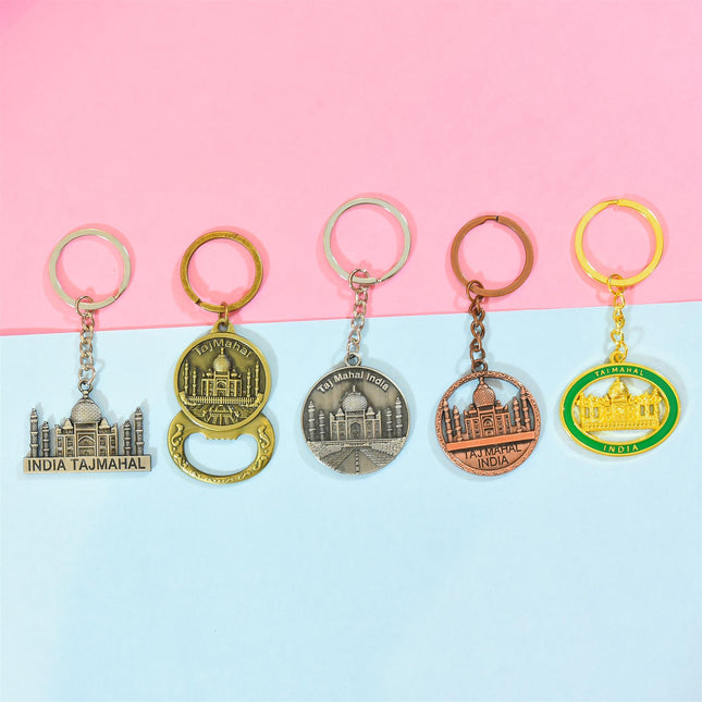 Tajmahal Keychain Pack Of Five (3.5 Inch)