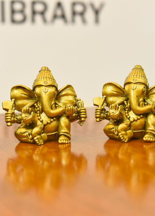 Polyresin Lord Ganesha Idol (3.5 Inch)