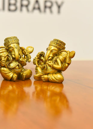Polyresin Lord Ganesha Idol (3 Inch)