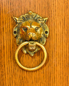 Brass Lion Door Knocker (5 Inch)