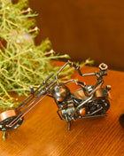 Metal Miniature Motorbike With Rider (5 Inch)