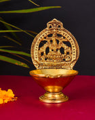 Brass Devi Kamakshi Diya (6.2 Inch)