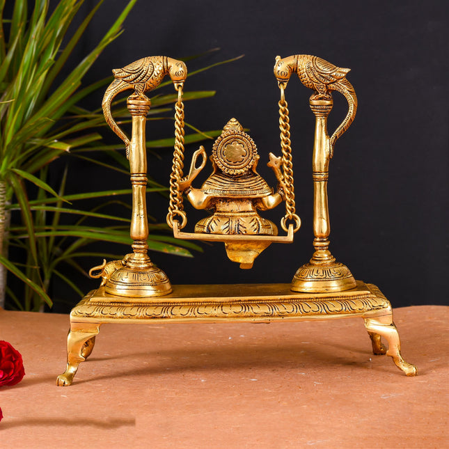 Brass Superfine Ganesha Swing/Jhula (10 Inch)