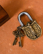Brass Jesus Door Lock (4.5 Inch)