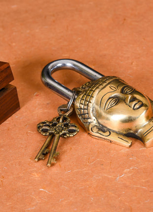 Brass Buddha Door Lock