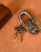 Brass Kali Door Lock (4.5 Inch)