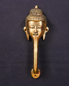 Brass Buddha Door Handle (9.8 Inch)