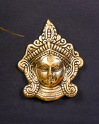Brass Durga Face Wall Hanging (7 Inch)