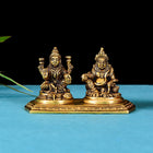 Brass Kuber And Lakshmi Superfine Idol (3.5 Inch)
