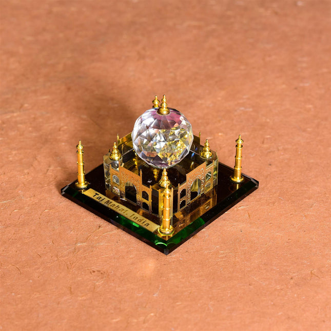 Crystal Taj Mahal Showpiece