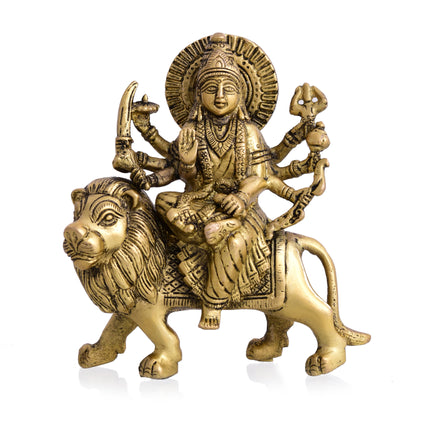 Brass Durga Idol (5.5 Inch)